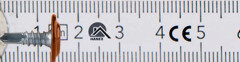 GM-B monteringskontakter 4,2x13mm RAL 8004