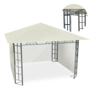 Beige trädgårdspaviljong 3x3m - Modell 4934