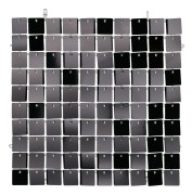 Väggpanel med Paljetter 30x30 cm Svart - Bakgrund/Bakgrund