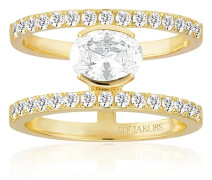 Sif Jakobs - Ellisse Carezza Grande Ring Guld