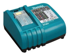 Makita DC18RC - Batteriladdare - 1 x batterier laddas - för Makita DCS553, DGA514, DGA901, DHP453, DHP482, DHS630, DLW140, DLX3179, DML815; LXT DBN50
