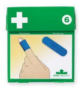 Plastplåster Dahl refill #6 - t 416001 blå Detectable 50-p - 50 st