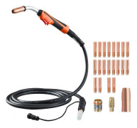 250Amp Mig Svetspistol, 15FT-Kabel, Passar 0,030, 0,035 & 0,045 Trådar