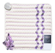 Infraröd Värmepadda med Ametist Ädelstenar, Far Infrared Heating Pad, Negative Jon Egenskaper