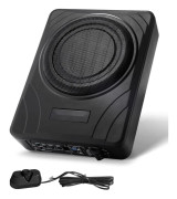 8 Under Säte Bil Subwoofer, 300W Slimdriven, för Bil/Lastbil, Med Kraftigt Ljudsystem