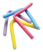 10-pack skumgummi rullar, lockar håret, böjbara styla hårspolar