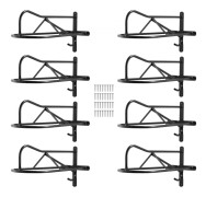Sadelhållare för väggmontering, Pad Bar-modell, 8-pack, hållare för hästsadel, robust och säker