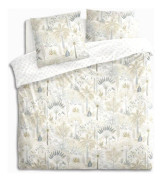 Sängset med tryck "Sonie" vit 240x220cm - Atmosphera inredningsdesign - Bänk