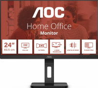 AOC E3 24E3QAF, 60,5 cm (23.8"), 1920 x 1080 pixlar, Full HD, LCD, 4 ms, Svart