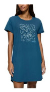 Triumph Nightdresses NDK 01 Blå bomull 44 Dam