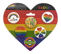 Badge Pins Pride 5 olika