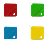 3×2,6cm Nålträdare, 4 st Plast Nålträdare, Plast DIY Trädare, Trä Sytråd Nålträdare, för Handsömnad, Korsstygn