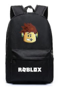 Ny Roblox Ryggsäck Barn Skola Väska Studenter Bokväska Resväska Present black