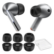Kompatibel med Samsung Galaxy Buds3 Pro 【Passar laddningsfodralet】3 Par S/M/L Ultimat Komfort Brusreducerande Öronproppar i Memory Foam