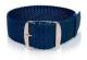 Perlonband 18/20 mm blå Blue 20 mm
