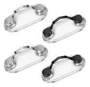 6 st Magnetiska Glasögonhållare, Glasögon- och Solglasögonhållare för Skjorta, Magnetisk Märkeshållare för Läsglasögon, Stilfull Accessoar för Män och Kvinnor