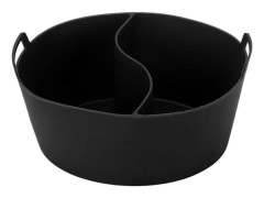 Långsamkokare Liner Livsmedelsgodkänd Silikon Läckagesäker Återanvändbar Värmebeständig Grytavdelare Liner Svart