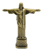 Metallfigur av Kristus Frälsaren i Brasilien, Jesusfigur, Kristusstatyn i Rio, Jesus Kristus-staty, Gåva, Heminredning, Katolsk