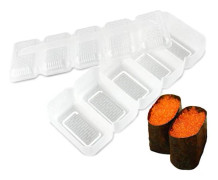 Universal Sushi Form Risboll 5 Rullar Tillverkare Non-Stick Press Bento Verktyg Julklapp till Familjen