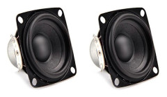2 st 52mm Full Range Högtalare 4 Ohm 10W Platt Båge Dubbel Magnetisk Bluetooth Högtalare