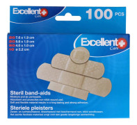 Excellent Houseware Excellent Steril Band-aids 100 stk.