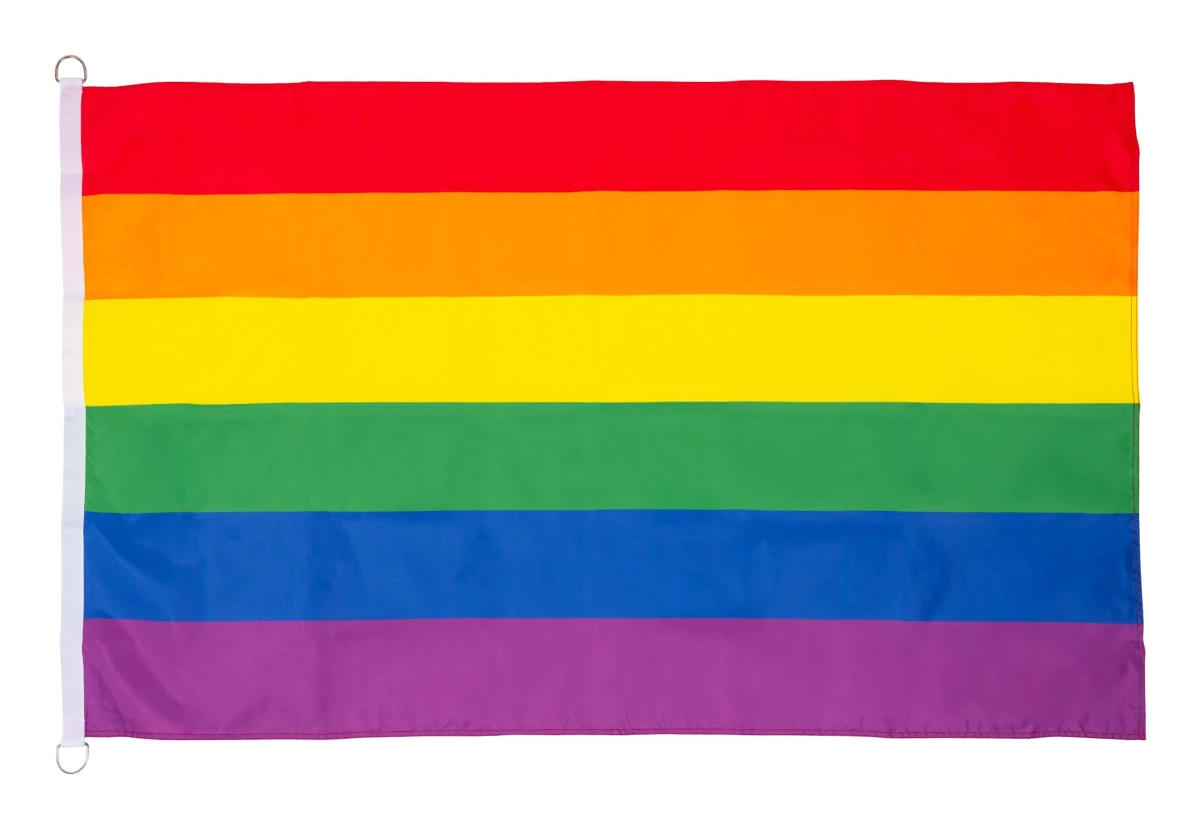 Flaggstångsflagga Pride Regnbåge - 150 x 280 cm