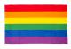 Flaggstångsflagga Pride Regnbåge - 150 x 280 cm