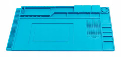 Silikonblå antistatisk matta 450x300mm TE-501