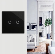 BERÖRKLJUSBRYTARE 2K DUBBELGLAS LED