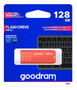 GOODRAM UME3 - USB flash-enhet - 128 GB - USB 3.0 - orange