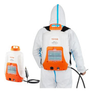 Ryggspruta, Justerbart tryck 0-90 PSI, Batteridriven 12V/8Ah, Max flödeshastighet 4,1 L/min