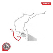 Varibelttrycksledning, klimatanläggning - nissan, opel, renault - OE 2778200Q0C, 924901255R, 95515494