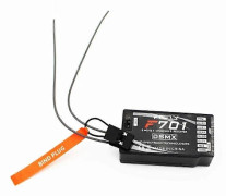 F701 2.4GHz 7CH Ultra Lång Räckvidd PPM DSMX/DSM2 RC Mottagare för JR Spektrum DX6I DX7 DX9 Sändare