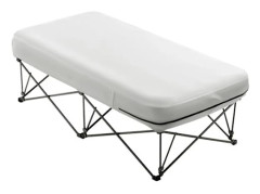 Uppblåsbart Madrass med Ram-VEVOR-136 kg- Uppblåsbart Camping Säng för 1 Person- Fällbar Bärbar Säng