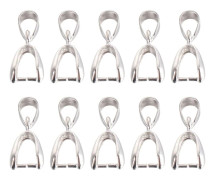 50 st 20mm Koppar Halsband Lås Hänge Clip Lås Pärla Hänge Kontakt DIY Hängande Ring Lås Tillbehör för Pärlsmyckestillverkning
