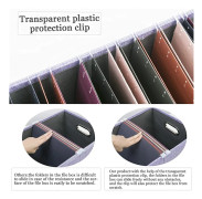 Dokumentmapp, Linneorganisatör med fack för hem- eller kontorsdokument (1-pack, Lavendel)