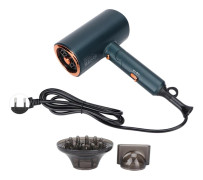 Hårfön Vikbar Design Snabb Torkning Kraftfullt Luftflöde Intelligent Kontroll Ergonomisk Portabel EU-kontakt 220V 1800W
