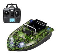 GPS Fiskebåt för Beten, 400-500m Kontrollområde, 1.5kg Lastkapacitet,Grön EU-kontakt