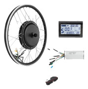 48V 1500W Bakre Motorhjul, Effektiv Borstlös Växelmotor, 26 Tum Diameter,26, 48v1500w bak 26 tum