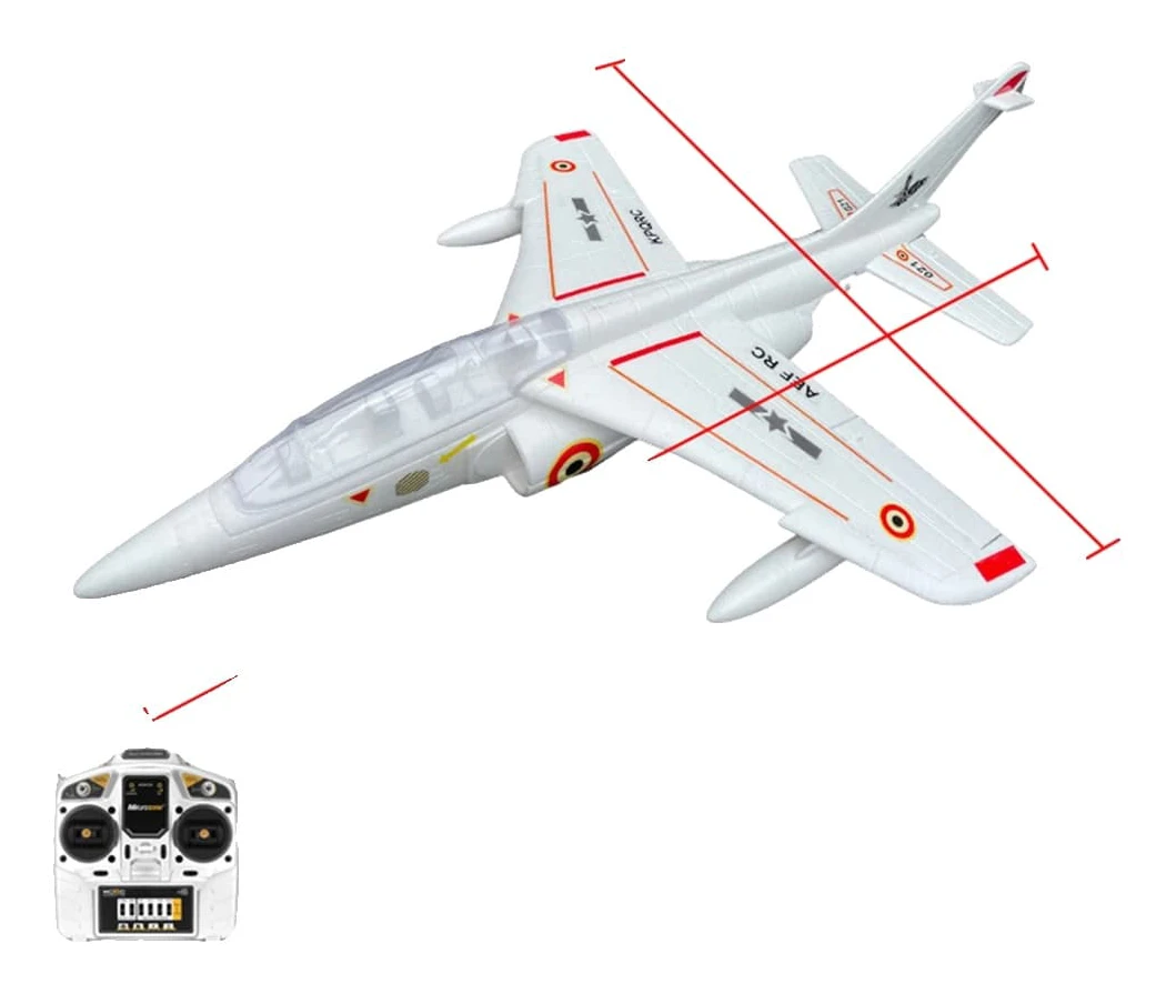 RC-flygplanssats, 740 mm vingbredd, 64 mm EDF-motor,Flygplan KIT