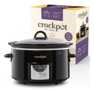 Digital slow cooker - Crock-pot - CSC113X - 3,5 l - Programmerbar timer - EU-kontakt 2 ben - Svart