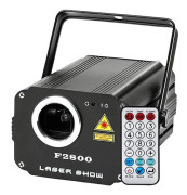 Scenlaserljus, 60W effekt, 1900 laser mönster,F2800, EU