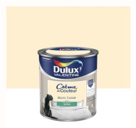 Måla - DULUX VALENTINE - Färgkräm - Satin - 0,5L - Off-white