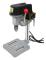 Mini Bordsborrmaskin, 340W Effekt, Justerbar Hastighet 1800-12000 RPM,Silver