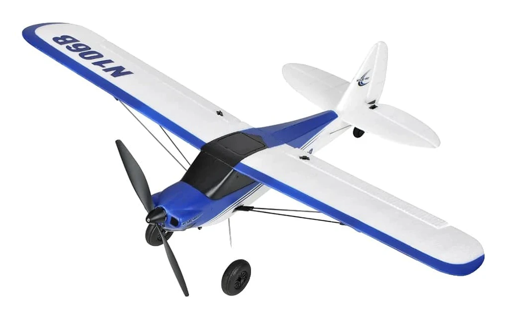 RC-flygplan, 450 mm vingbredd, hållbar konstruktion av EPP-skum,Blå RTF-version