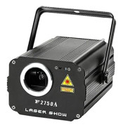 Laserprojektor, 60W effekt, RGB laserfärgoutput,F2750A, Eu plugg