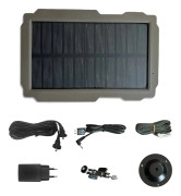 Trailkamera solpanel kit, 3000mAh kapacitet, 6V-12V utgång,1 uppsättning