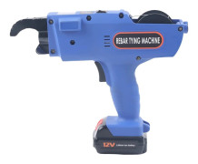 Bärbar Armeringsbindningsmaskin, 12V Litium-Ion Batteri, Effektiv Bindningstid på 0,8 Sekunder,Blå