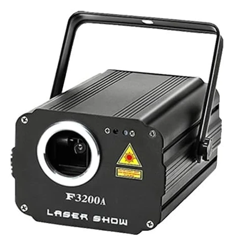 Scenlaserljus, RGB fullfärg, 15-20kpps skanningshastighet,Eu plugg, F3200A