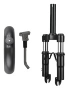 Framfjädringskit för el-scooter, utmärkt stötdämpning, hållbar aluminiumkonstruktion,frontfångningssats